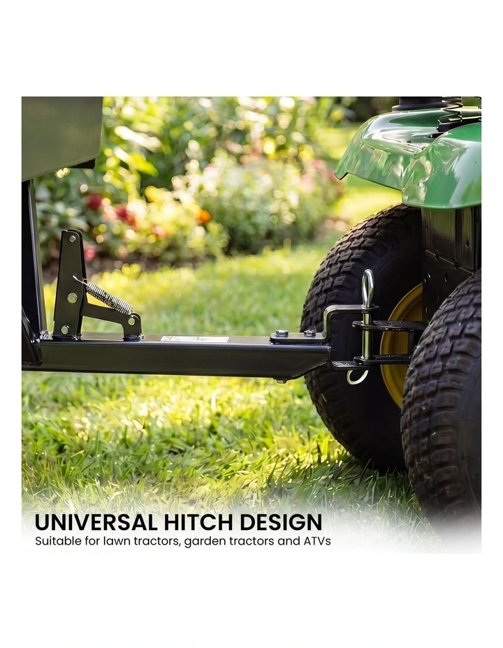 Kartrite 816kg Heavy-Duty Steel Dump Cart with Quick-Release Dumping Handle image 6