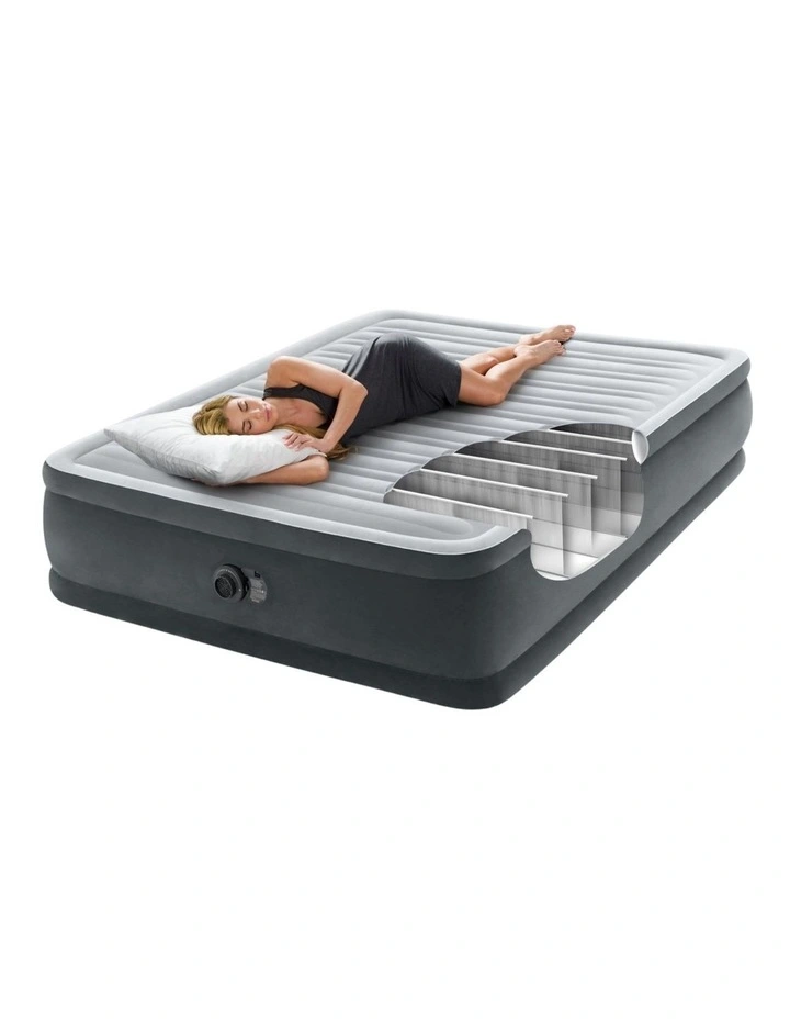 Intex Dura-Beam Deluxe Queen Comfort-Plush Elevated Air Mattress image 5