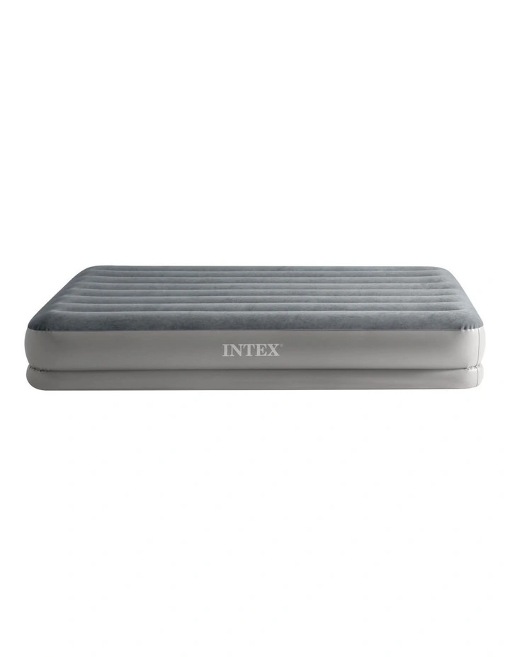 Intex Queen Dura-Beam Prestige Gray Airbed with Fastfill USB Pump image 6