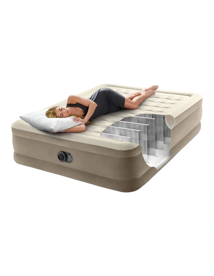 Intex Dura-Beam Deluxe Queen Ultra Plush Air Mattress image 5