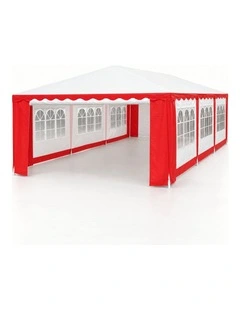 Wallaroo 4x8m Outdoor Event Wedding Marquee Tent Gazebo Canopy Red
