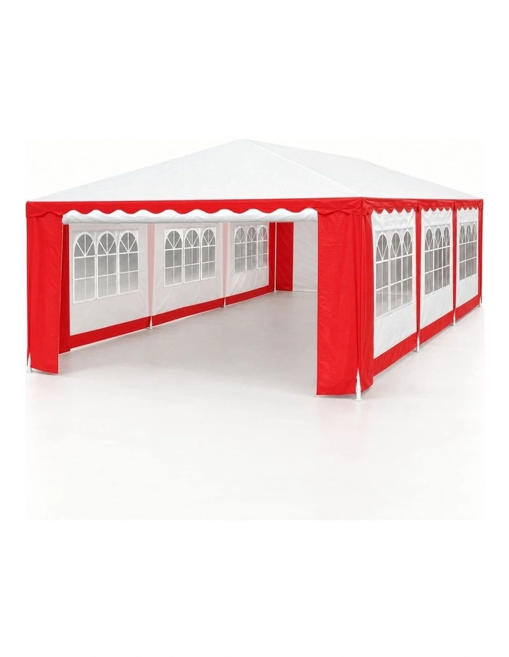 Wallaroo 4x8m Outdoor Event Wedding Marquee Tent Gazebo Canopy Red image 1