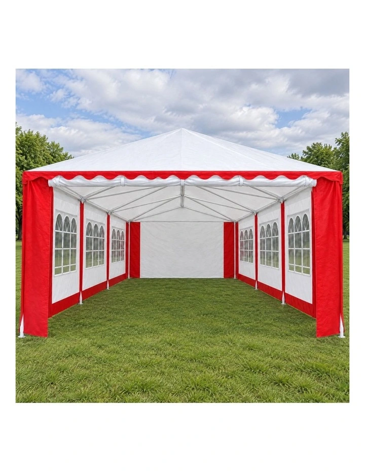 Wallaroo 4x8m Outdoor Event Wedding Marquee Tent Gazebo Canopy Red image 7