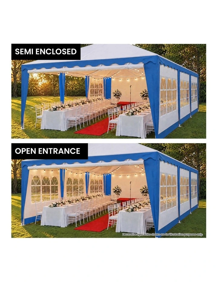 4x8 Outdoor Event Wedding Marquee Tent Blue image 5