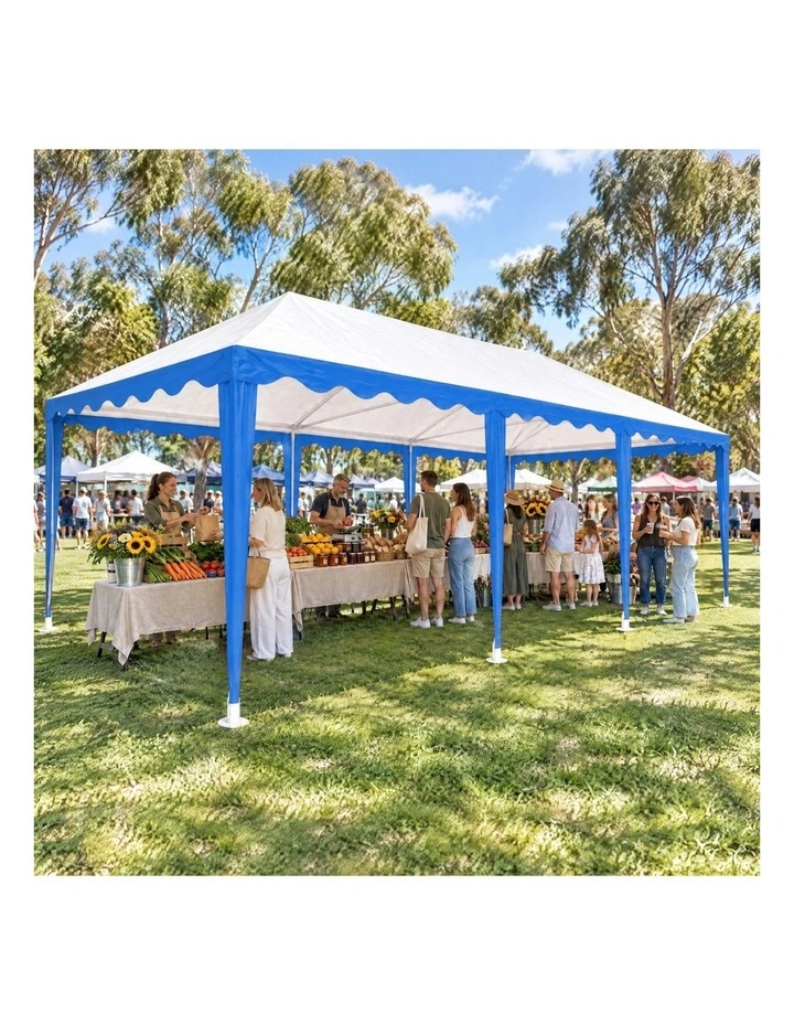 4x8 Outdoor Event Wedding Marquee Tent Blue image 6