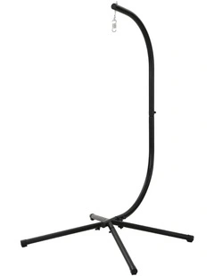 Gardeon Hammock Stand 150kg Capacity Metal Frame for Hanging Chairs Black