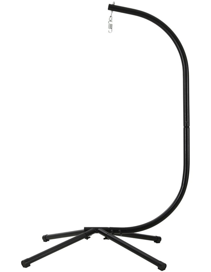 Gardeon Hammock Stand 150kg Capacity Metal Frame for Hanging Chairs Black image 3