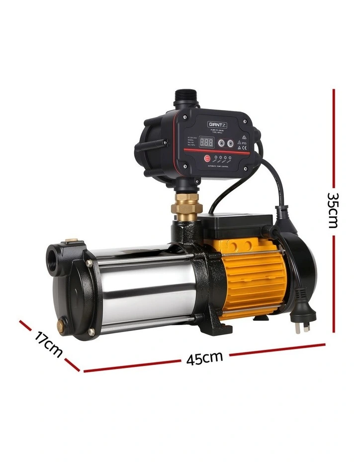 Giantz 4-Stage Water Pump Auto Controller Farm Irrigation Stainless Max. 2000W image 2