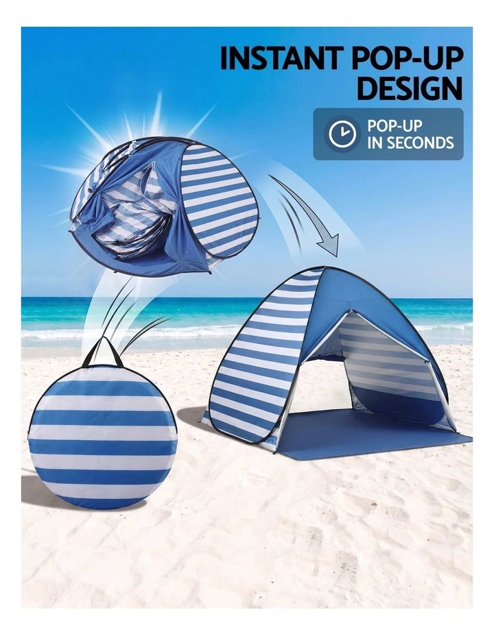 Weisshorn Pop Up Beach Tent UPF50  Sun Shade 2-3 Person Lightweight image 6