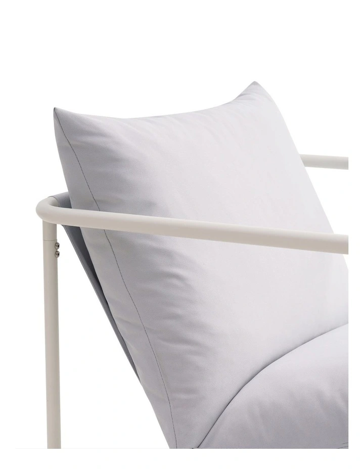 Outdoor Armchaor Patio Chair Stainless Steel in Grey image 4