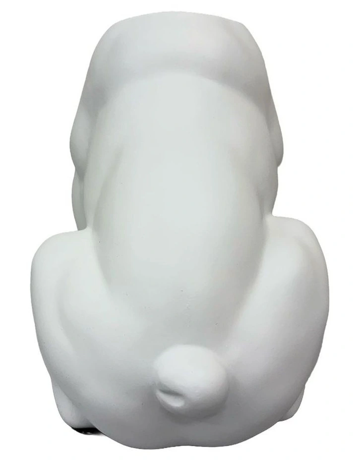 Urban Attitude Maggie Bulldog Planter - Matte White image 2