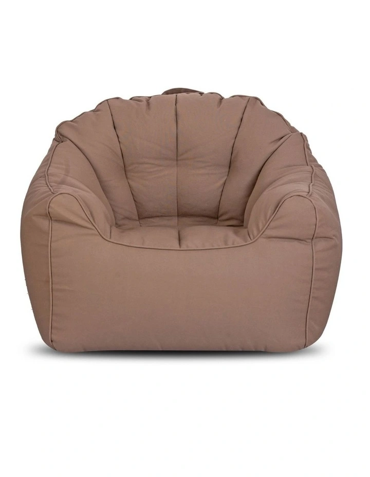 Fab Habitat Atria Outdoor Bean Bag Umbrella Sofa with Handle in Brown image 2