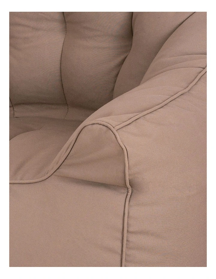 Fab Habitat Atria Outdoor Bean Bag Umbrella Sofa with Handle in Brown image 5