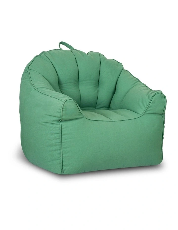 Fab Habitat Atria Outdoor Bean Bag Umbrella Sofa with Handle in Green image 1
