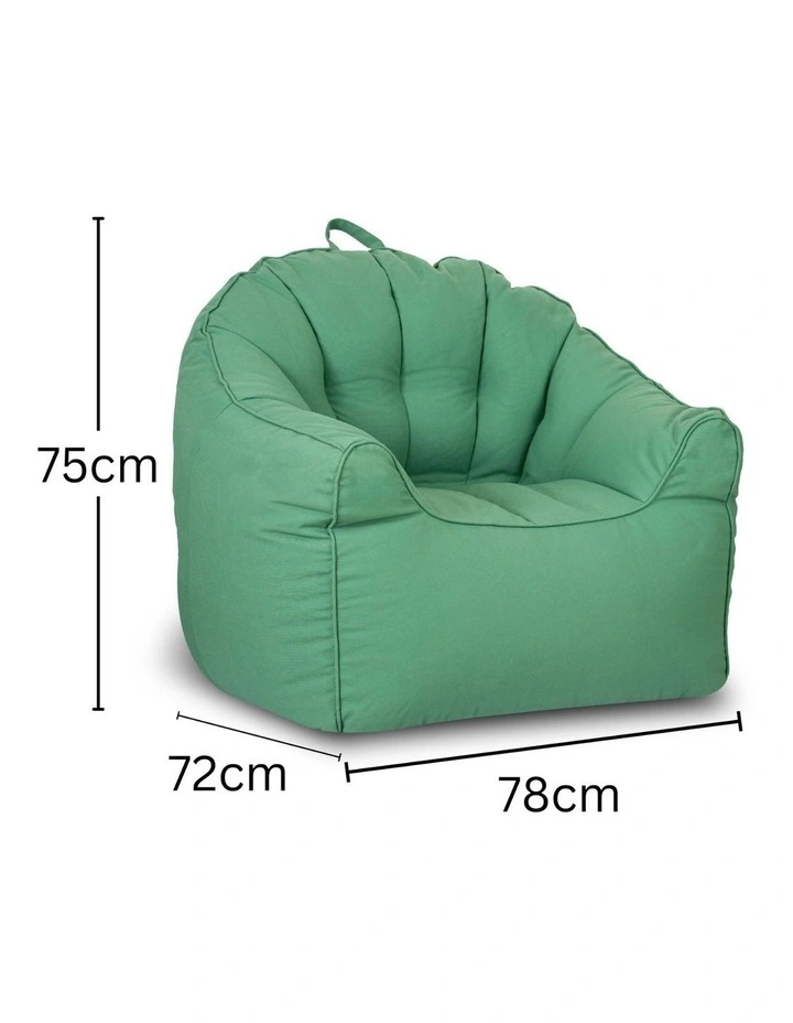 Fab Habitat Atria Outdoor Bean Bag Umbrella Sofa with Handle in Green image 6