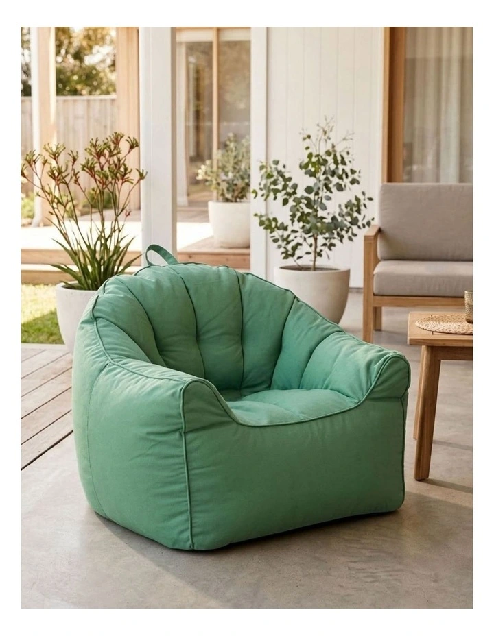 Fab Habitat Atria Outdoor Bean Bag Umbrella Sofa with Handle in Green image 7