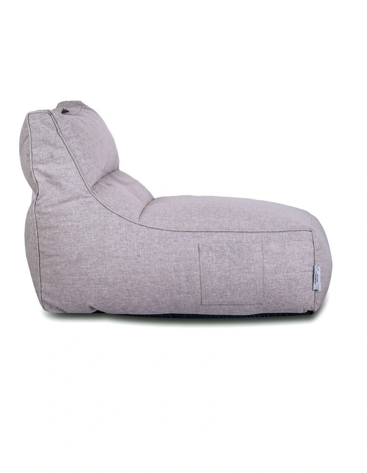 Fab Habitat Altair Outdoor Star Lounger Bean Bag with Handle & Pocket in Grey image 3