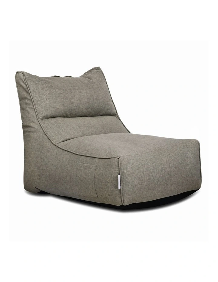 Fab Habitat Altair Outdoor Star Lounger Bean Bag with Handle & Pocket in Sage image 1