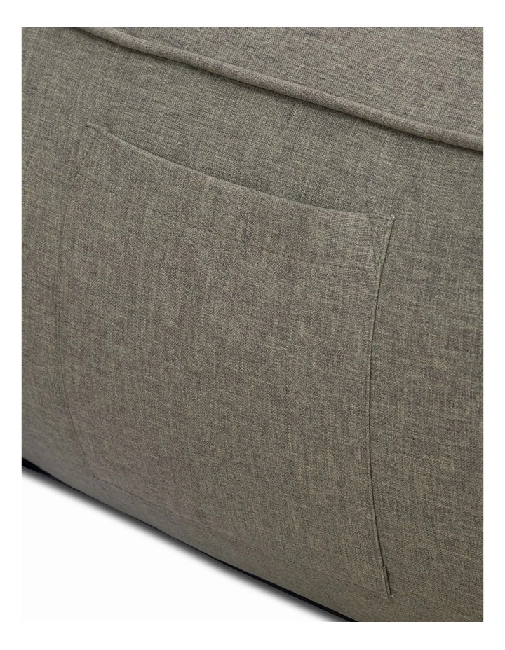 Fab Habitat Altair Outdoor Star Lounger Bean Bag with Handle & Pocket in Sage image 4