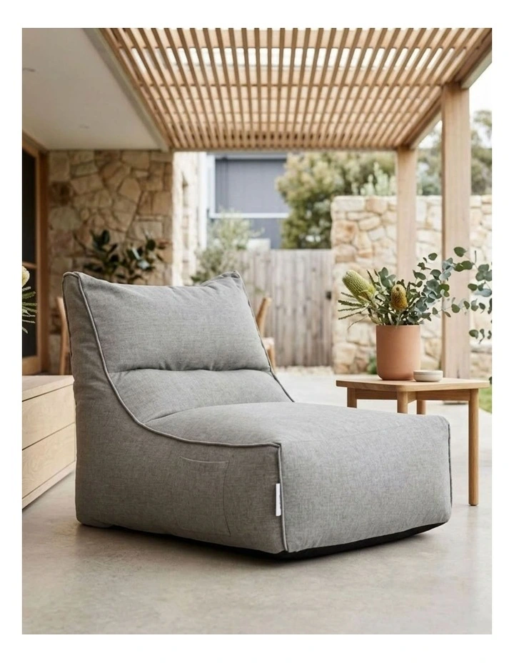 Fab Habitat Altair Outdoor Star Lounger Bean Bag with Handle & Pocket in Sage image 7