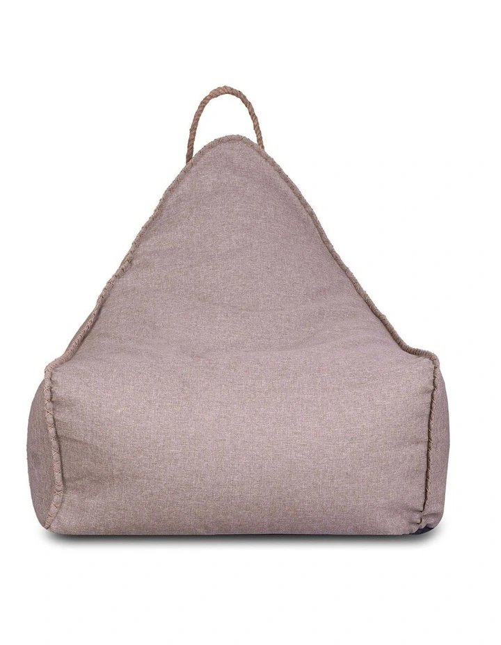 Fab Habitat Vector Bean Bag Outdoor Pancho with Handle in Beige image 2
