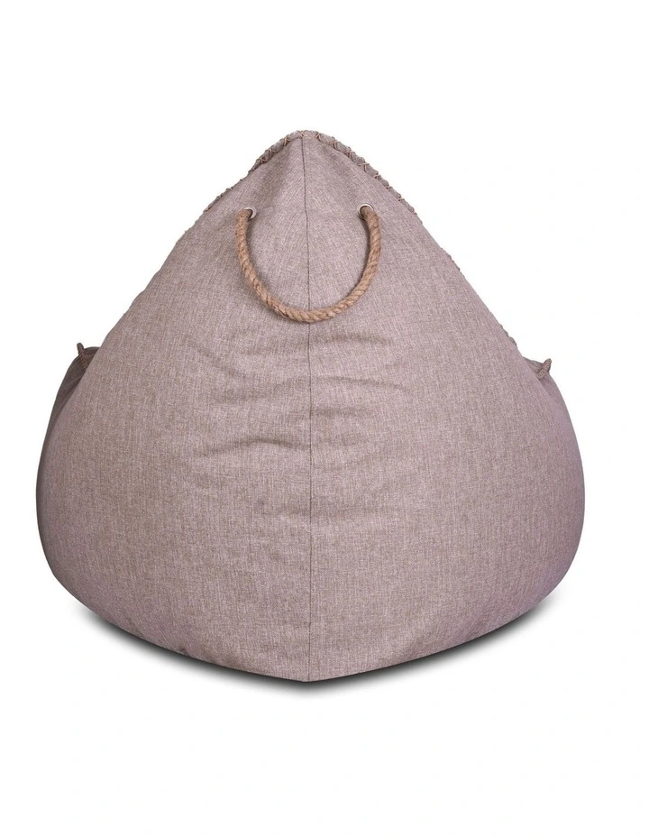 Fab Habitat Vector Bean Bag Outdoor Pancho with Handle in Beige image 4