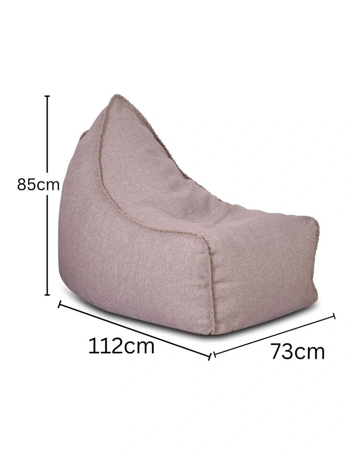 Fab Habitat Vector Bean Bag Outdoor Pancho with Handle in Beige image 6