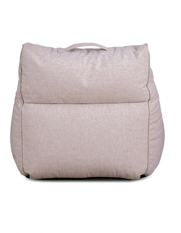 Fab Habitat Altair Outdoor Star Lounger Bean Bag with Handle & Pocket in Beige image 4
