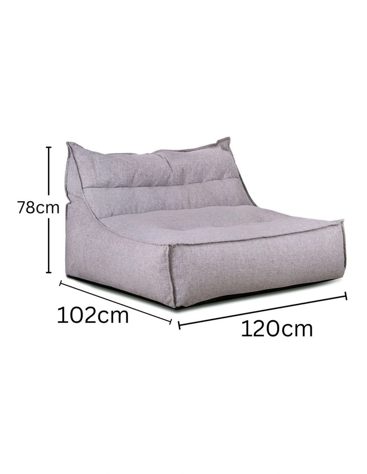 Fab Habitat Omni 2 Seater Outdoor Sofa Love seat in Grey image 6