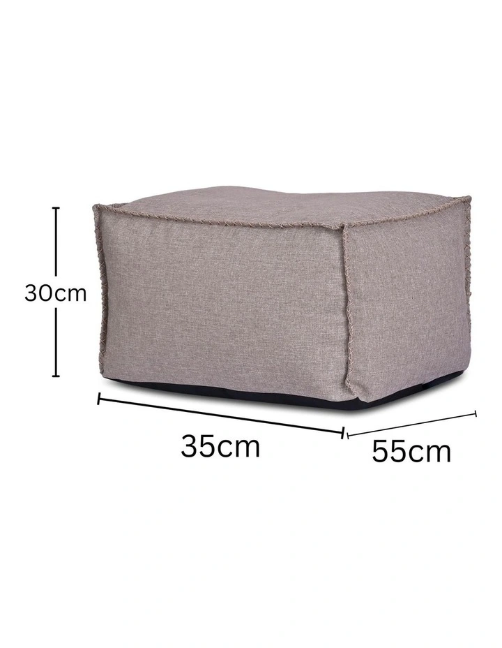 Fab Habitat Vector Outdoor Pouffe in Beige image 4
