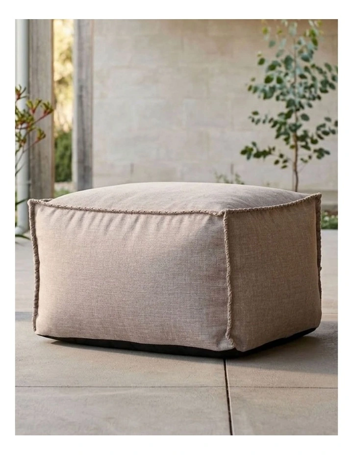 Fab Habitat Vector Outdoor Pouffe in Beige image 5