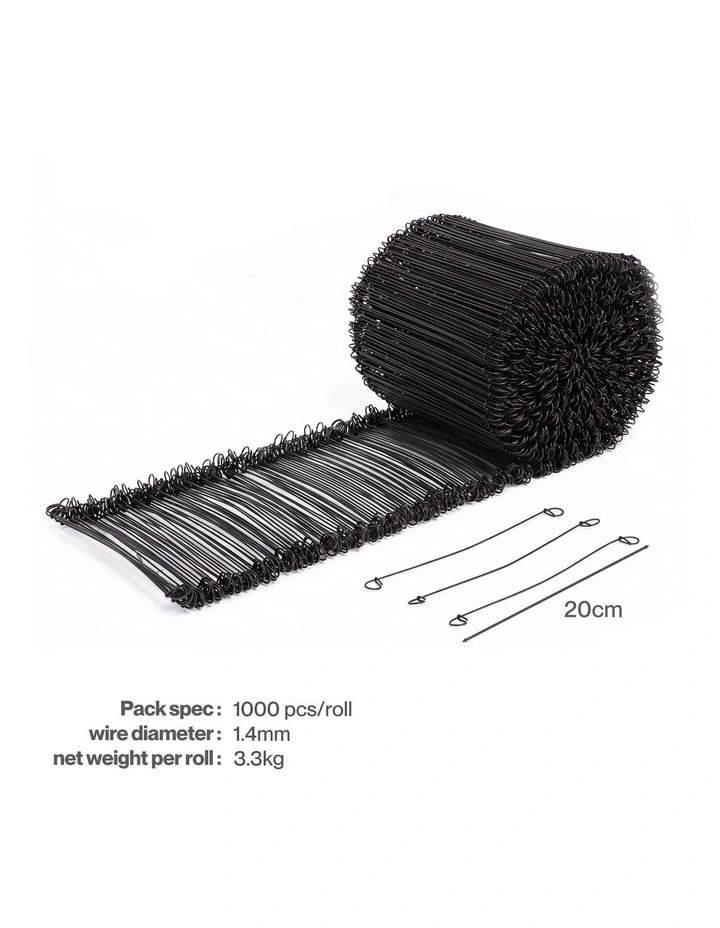 Traderight Cable Ties Rebar Tying Tool Reinforcing Mesh Loop Ties Metal 1000Pcs image 2