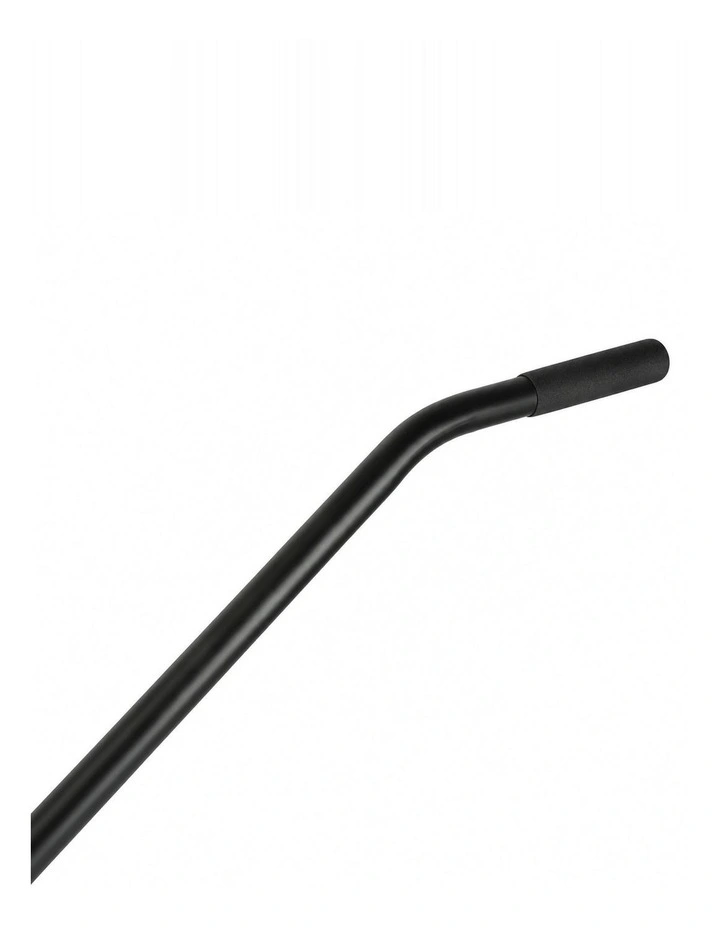 Lambu Lawn Levelling Rake Heavy Duty 75x25cm Steel Head Adjustable Handle Black image 4