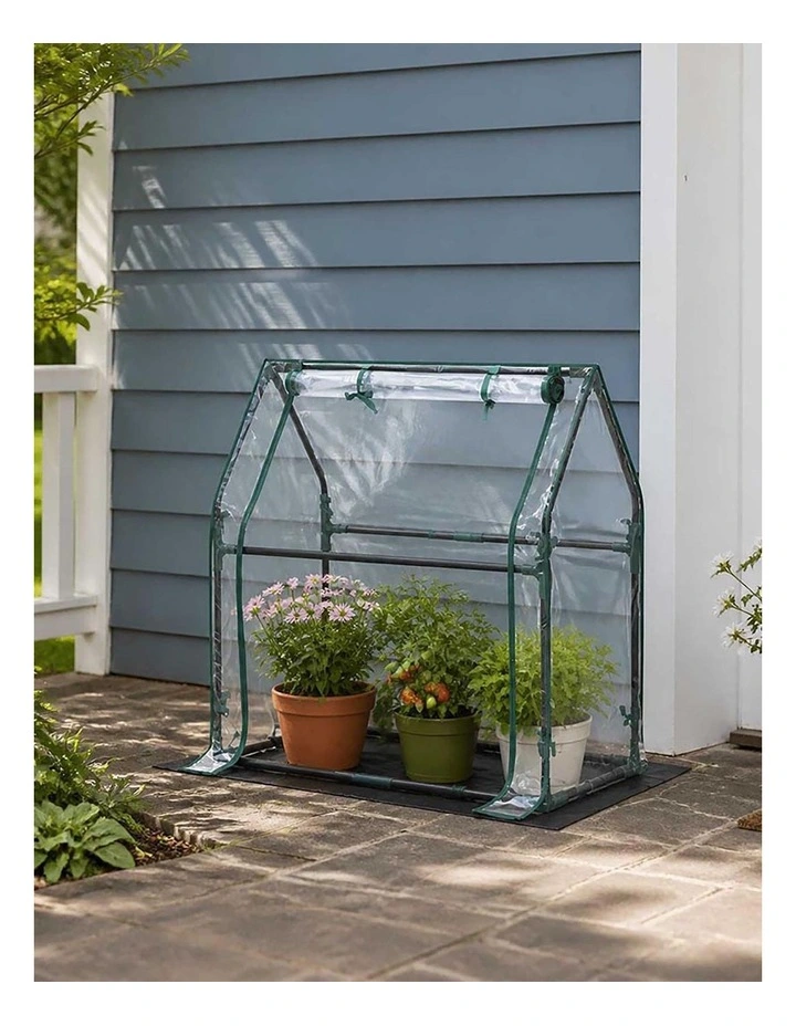Do Not Store Boxes Sign Lambu Lambu Mini Greenhouse Sturdy PVC Cover Zipper Door for Patio ...