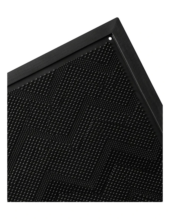 Marlow Front Door Mat TPE Non Slip Low Profile with Drainage Holes Black image 4