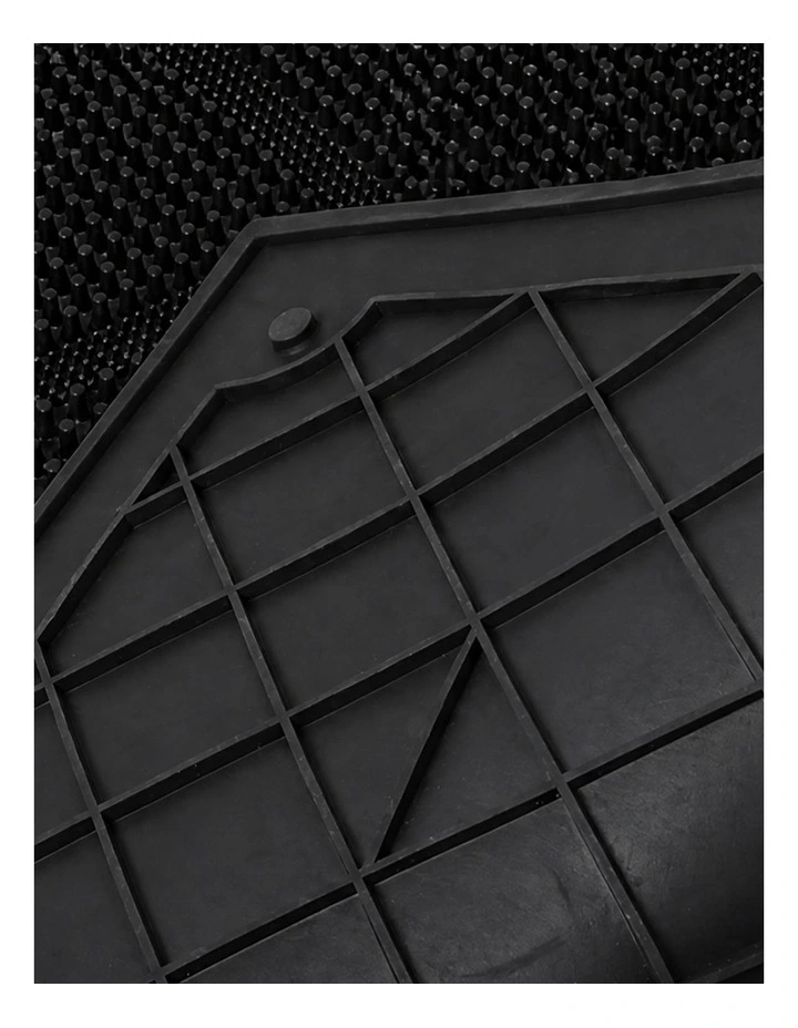 Marlow Front Door Mat TPE Non Slip Low Profile with Drainage Holes Black image 5