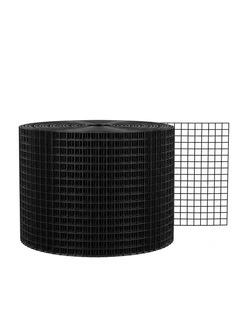 Mountview Solar Panel Bird Mesh PVC Coated 30m Roof Guard for Pigeons Black