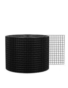 Mountview Bird Proofing Mesh Set PVC 60 Fixing Clips 30m for Solar Panel Black