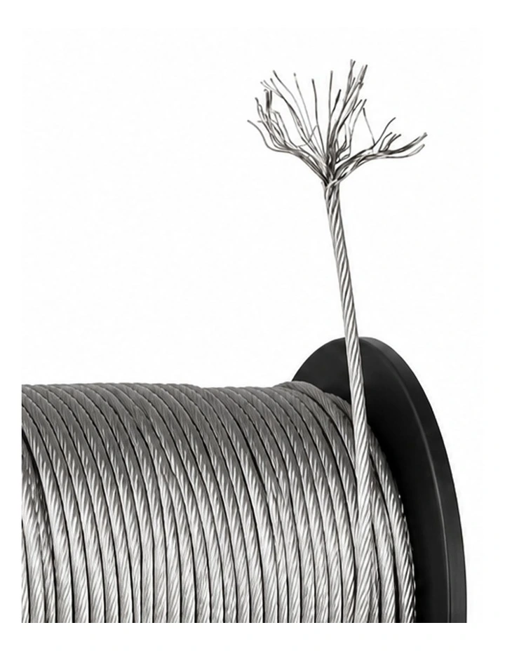 Traderight Wire Rope Kit 60M 2mm Stainless Steel Garden for Climbing Plants image 3