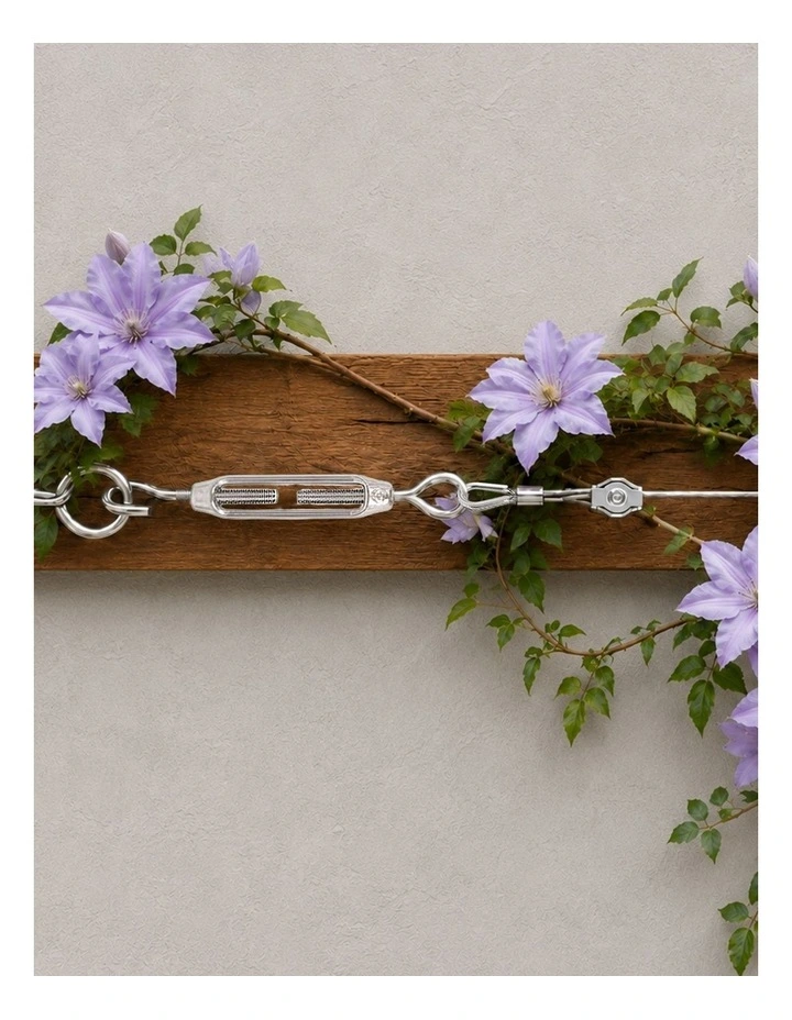 Traderight Wire Rope Kit 60M 2mm Stainless Steel Garden for Climbing Plants image 7