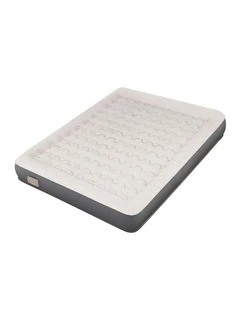 DreamZ Inflatable Mattress TPU Air Bed with Pillow Pump Camping Double Grey