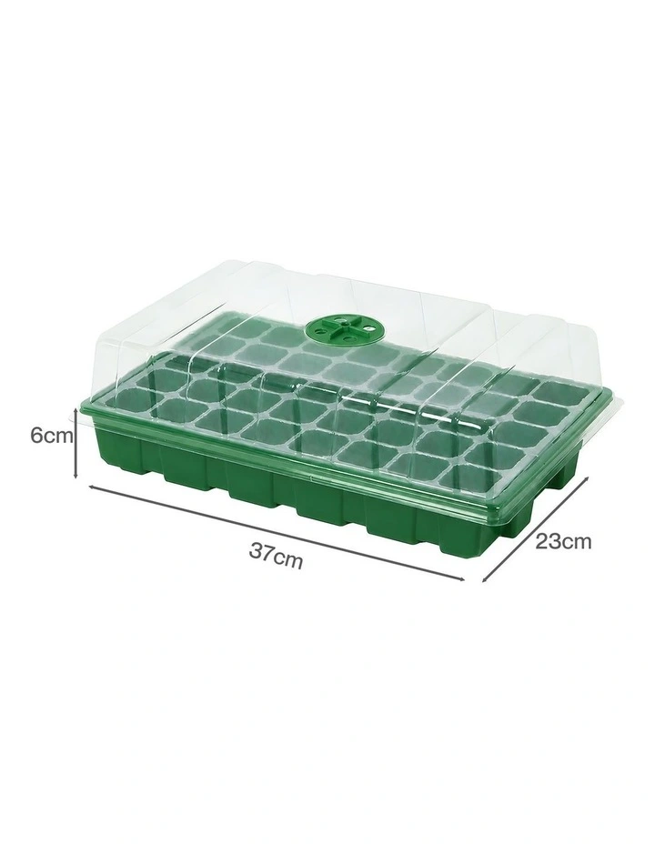 Toque Toque Seedling Tray 5 Pack Greenhouse Kit With Vented Dome For ...