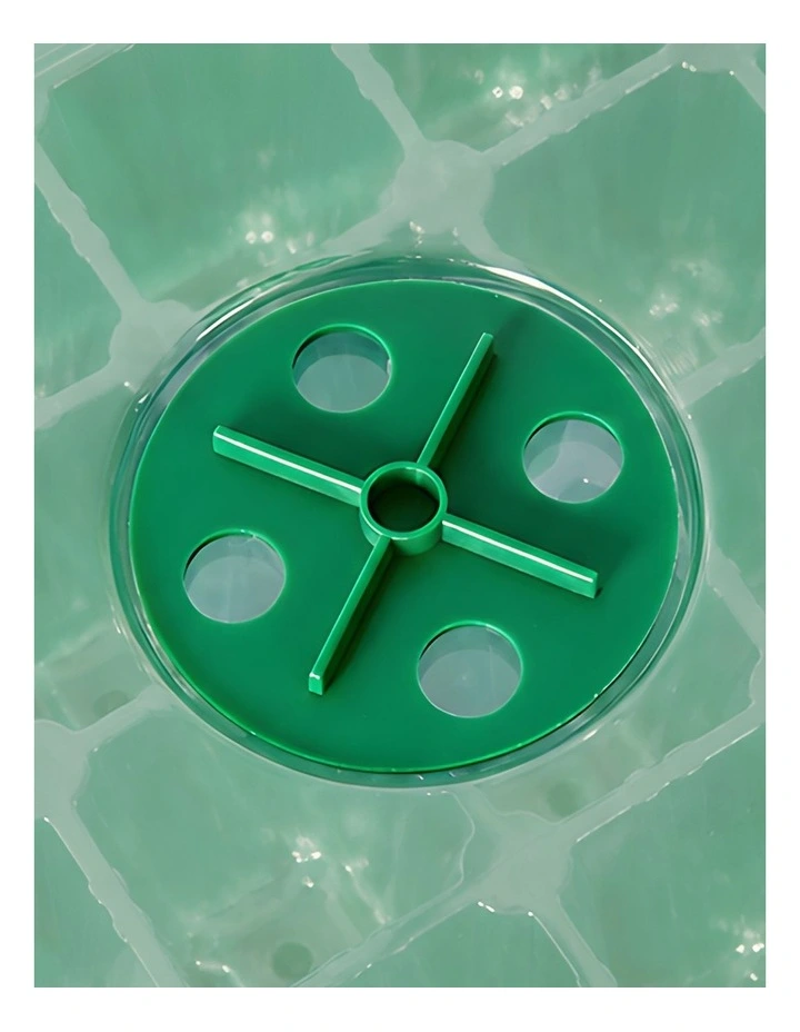Toque Seedling Tray 5 Pack Greenhouse Kit With Vented Dome For Grouth Green image 4