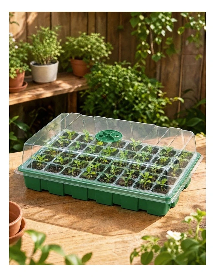 Toque Toque Seedling Tray 5 Pack Greenhouse Kit With Vented Dome For ...
