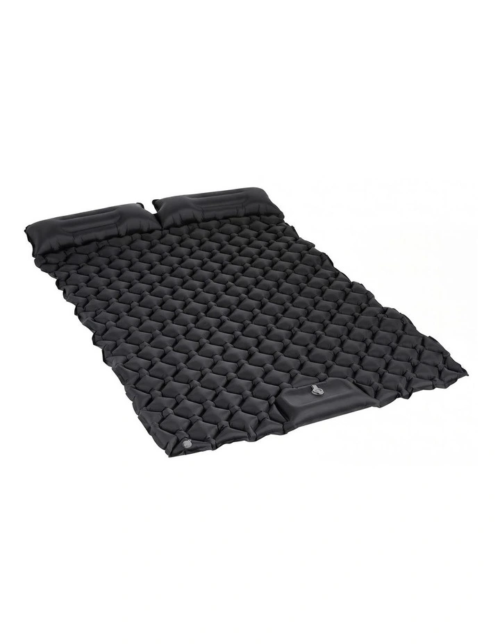 DreamZ Camping Mattress Sleeping Pad Inflation 40D Nylon TPU Camping Black image 1
