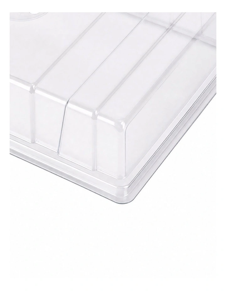 Toque Seedling Tray 5 Pack Starter Kit With Vented Dome For Greenhouse Black image 5