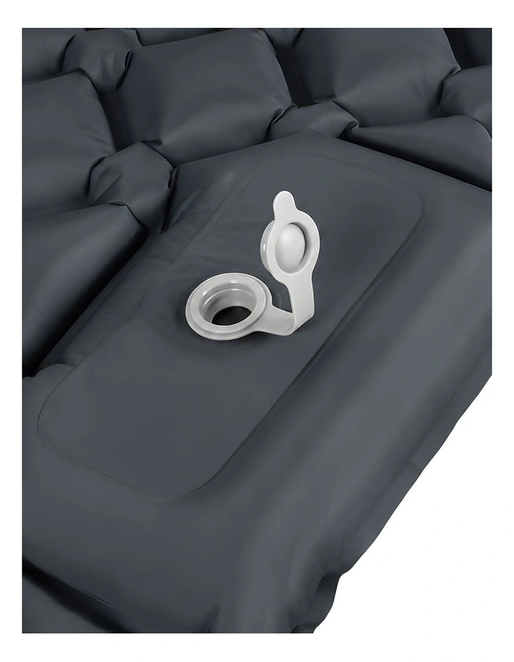 DreamZ Camping Mattress Sleeping Pad Inflation 40D Nylon TPU Camping Grey image 5