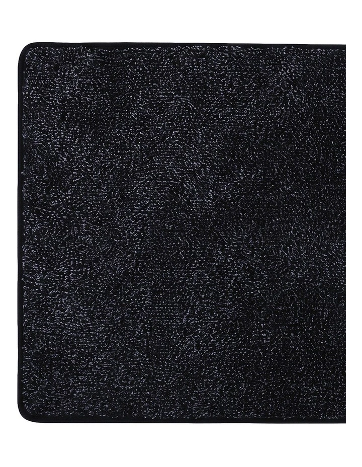 Marlow Door Mat Indoor 80x50cm Non Slip Washable Rug For Front Coal Grey image 3