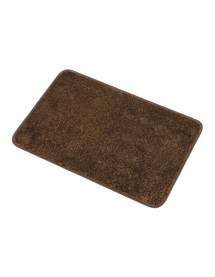 Marlow Door Mat Non Slip Absorbent Washable Pet Friendly for Entrance Brown image 1