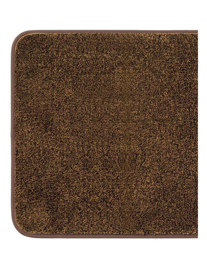 Marlow Door Mat Non Slip Absorbent Washable Pet Friendly for Entrance Brown image 3